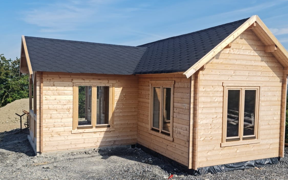 image of timber frame home.