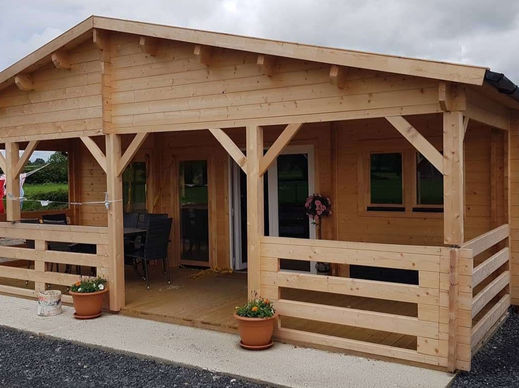 image of a timber frame house in Ireland