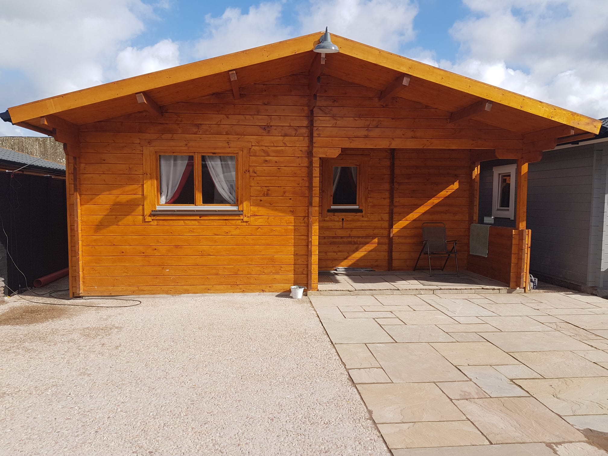 image of a timber frame house in Ireland
