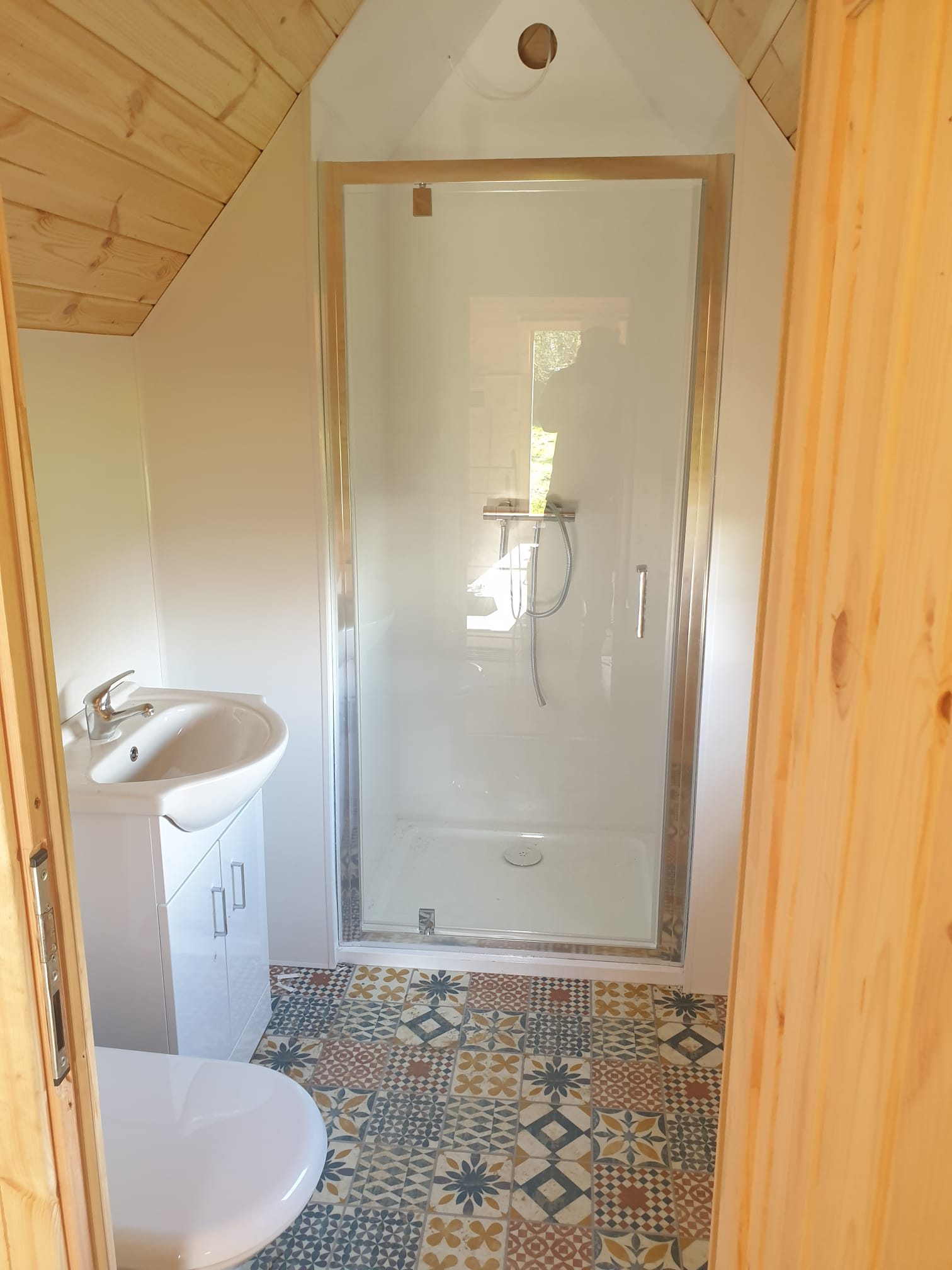A newly renovated bathroom